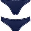 Sloggi Go Crush String 3 τεμ. M008 Μπλε/Εμπριμέ/Μαύρο - Image 6