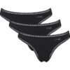 Sloggi Go Crush String 3 τεμ. 0004 Μαύρο/Μαύρο/Μαύρο