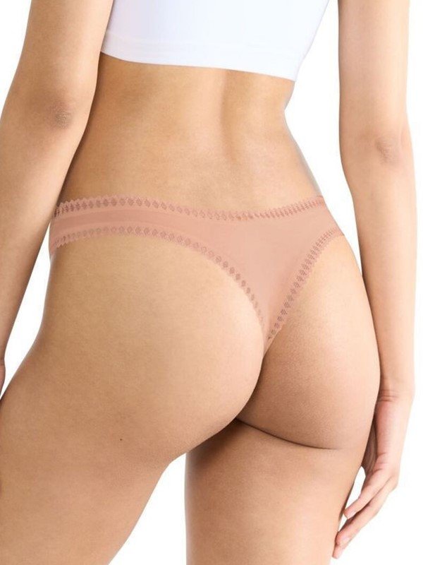 Sloggi Go Crush String 3 τεμ. 00ME Μπεζ/Μπεζ/Μπεζ - Image 2
