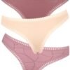 Sloggi Go Crush String 3 τεμ. V002 Ροζ Antique/Σάπιο μήλο/Εμπριμέ