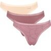 Sloggi Go Crush String 3 τεμ. V002 Ροζ Antique/Σάπιο μήλο/Εμπριμέ - Image 7