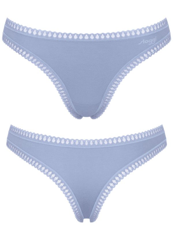 Sloggi Go Crush String 3 τεμ. V003 Μαρίν/Σιέλ/Εμπριμέ - Image 6