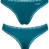 Sloggi Go Crush String 3 τεμ. V022 Πετρόλ/Γκρι/Εμπριμέ - Image 7
