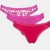 Sloggi Go Crush String 3 τεμ. M020 Φούξια/Λιλά/Εμπριμέ