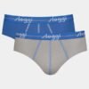 Slip Sloggi Midi 2 τεμ. Ανοιχτό μπλε/Γκρι - Image 3