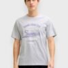 Μπλούζα T-Shirt JJ Rebel  Γκρι Μελανζέ