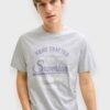 Μπλούζα T-Shirt JJ Rebel  Γκρι Μελανζέ - Image 5
