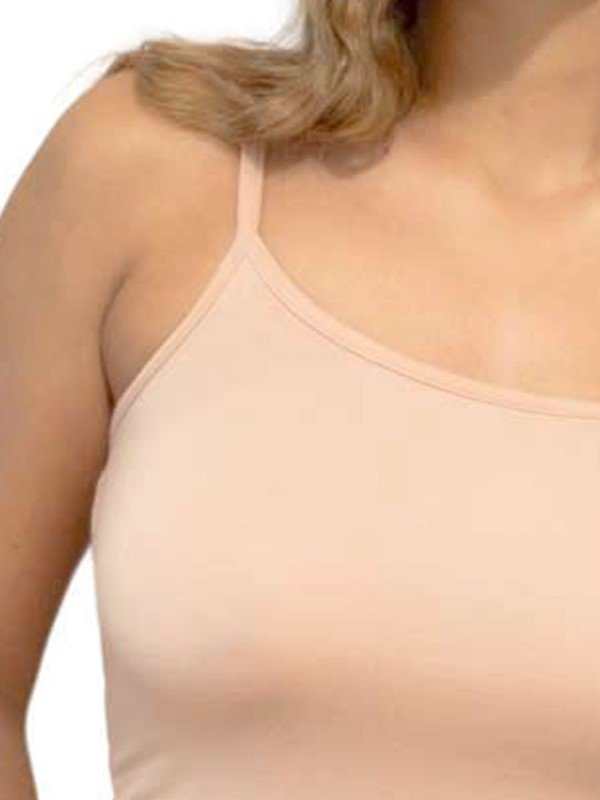 Φανέλα Top Modal Nina Club Λευκό Μπεζ - Image 3