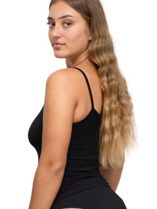 Φανέλα Top Modal Nina Club Λευκό Μαύρο - Image 2