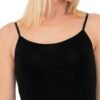 Κορμάκι Λεπτή Τιράντα Micromodal Nina Club Μαύρο - Image 2