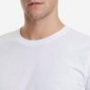 T-Shirt Βαμβακερό Walk  Λευκό - Image 3