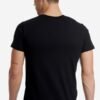 T-Shirt Βαμβακερό Walk  Μαύρο - Image 3