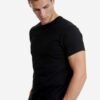 T-Shirt Βαμβακερό Walk  Μαύρο - Image 2