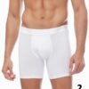 Boxer Long Mengear Μινέρβα 2 τεμ.  Λευκό