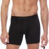 Boxer Long Mengear Μινέρβα 2 τεμ.  Μαύρο