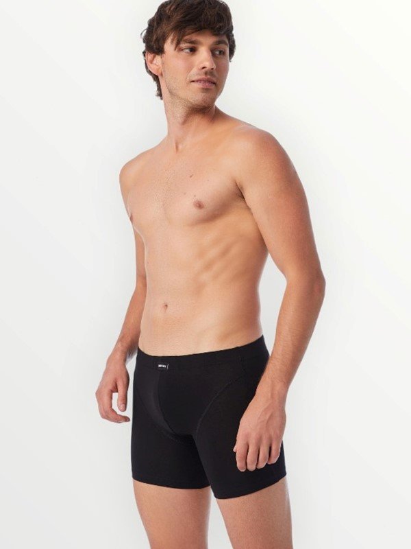Boxer Μινέρβα Sporties Long 2 τεμ. Μαύρο - Image 2
