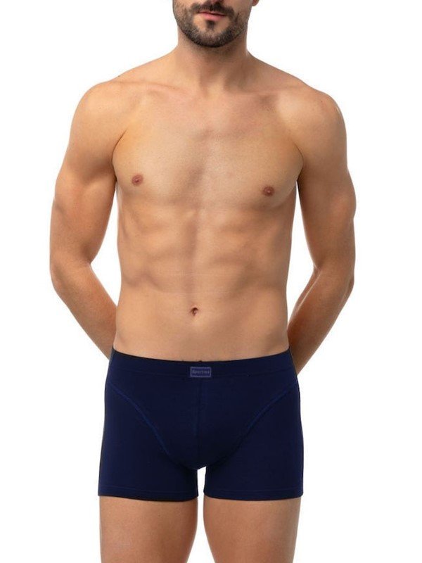 Boxer Μινέρβα Sporties 3 τεμ. Μαύρο-Κυπαρισσί-Μαρίν - Image 4