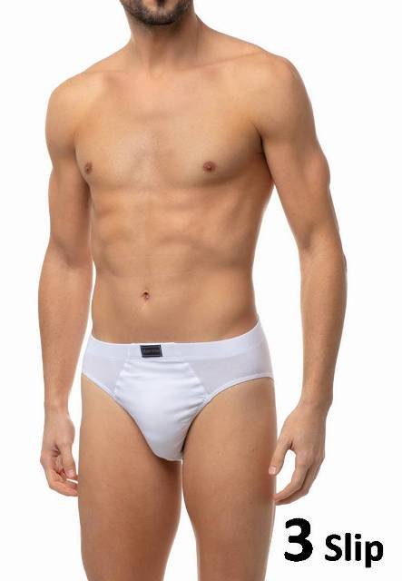 Slip Sporties Μινέρβα 3 τεμ. Λευκό