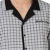 Πυζάμα Ίντερλοκ Mario Uomo  Γκρι/Μαύρο - Image 3