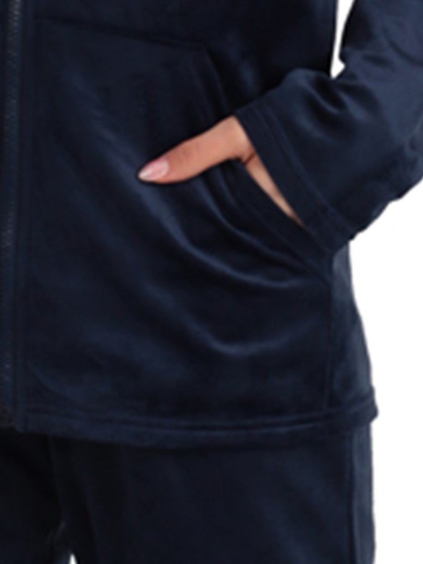 Σετ Homewear Βελούδο Lydia Μαρίν - Image 4