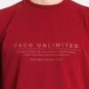 Μπλούζα Βαμβακερή Paco & Co  Μπορντώ - Image 2