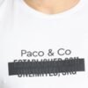 Μπλούζα Βαμβακερή Paco & Co  Λευκό - Image 2