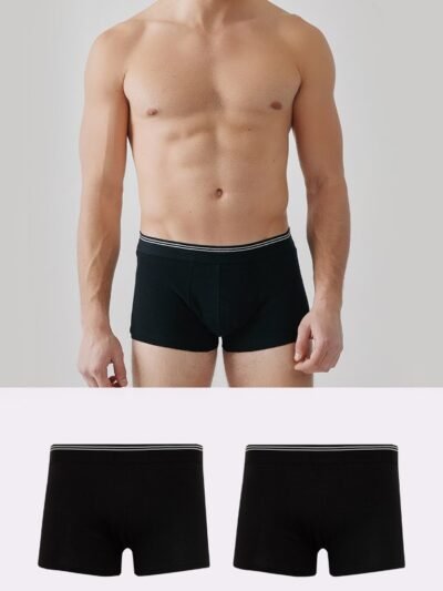 Boxer Μινέρβα Sporties 2 τεμ. Μαύρο