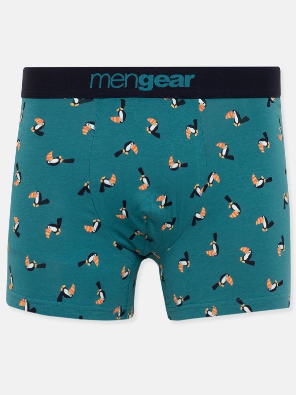 Boxer Μινέρβα Mengear 2 τεμ. Μαρίν/Πετρόλ All Over - Image 2