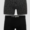 Boxer Μινέρβα Mengear 2 τεμ.  BLACK-GREY A/O