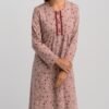 Νυχτικό Ζακάρ Giota  Μόκα Floral