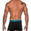 Ανδρικά Boxer Inizio 2 τεμ. Mαύρο/Mαύρο(Τυρκουάζ) - Image 3