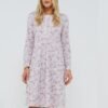Νυχτικό Βαμβακερό Floral Giota  Άμμου Floral