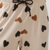 Παντελόνι Πυζάμας Μινέρβα Beige-Black hearts - Image 2