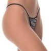 Micro G-string Milena by Paris Μαύρο/Λευκό - Image 3