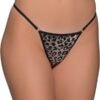 Micro G-string Βελουτέ Milena by Paris  Αnimal