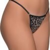 Micro G-string Βελουτέ Milena by Paris  Αnimal - Image 3