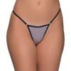 Micro G-string  Milena by Paris  Ασημί - Image 2