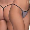 Micro G-string  Milena by Paris  Ασημί