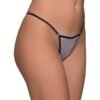 Micro G-string  Milena by Paris  Ασημί - Image 3