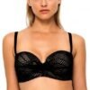 Μαγιό Top strapess Blu4u  Mαύρο