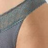 Minerva Κυλοτάκι Tanga V με δαντέλα Green Balsam - Image 4