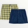 Boxer ύφασμα Μινέρβα 2 τεμ.  KHAKI/BLUE-LIME