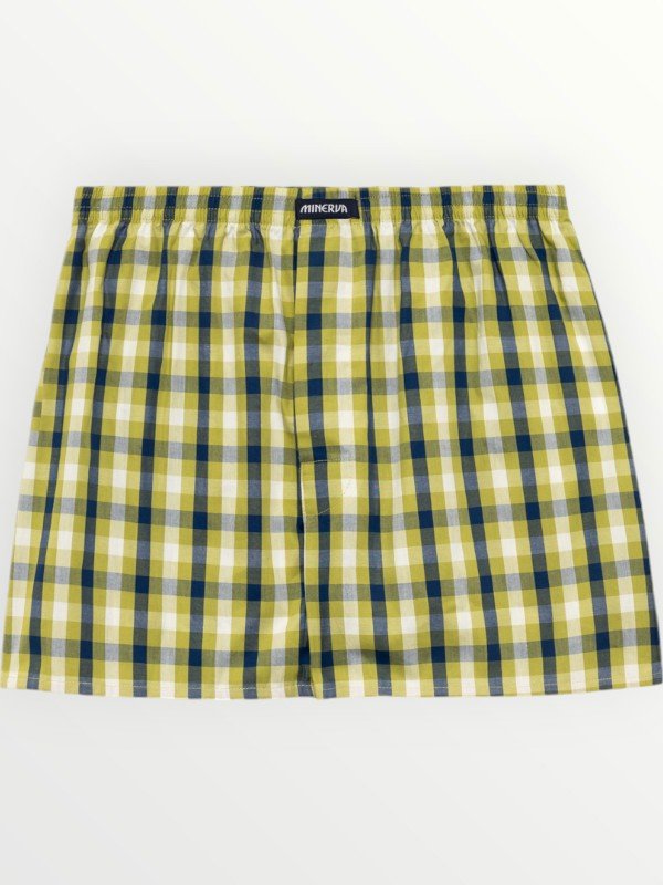 Boxer ύφασμα Μινέρβα 2 τεμ. KHAKI/BLUE-LIME - Image 2
