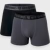 Boxer Antetokounbros 2 τεμ.  Ανθρακί/Μαύρο