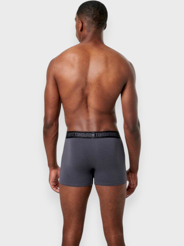 Boxer Antetokounbros 2 τεμ. Ανθρακί/Μαύρο - Image 5