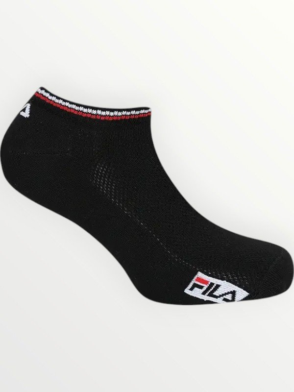 Κάλτσες Κοντές Bamboo Fila 3 ζεύγη Mαύρο - Image 2