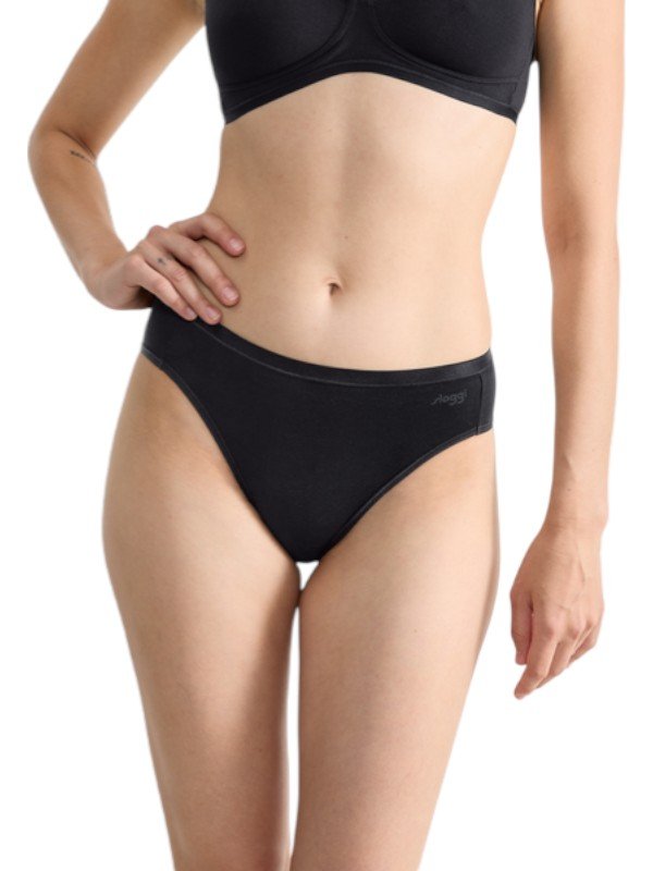 Sloggi Go Daily Cotton Tai 3 τεμ. 0004 Μαύρο/Μαύρο/Μαύρο