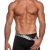 Ανδρικά Boxer Inizio 2 τεμ.  Mαύρο/Mαύρο(Ασημί)