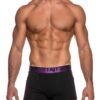 Ανδρικά Boxer Inizio 2 τεμ. Mαύρο/Mαύρο(Μωβ) - Image 3