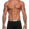 Ανδρικά Boxer Inizio 2 τεμ.  Mαύρο/Mαύρο(Χρυσό) - Image 3